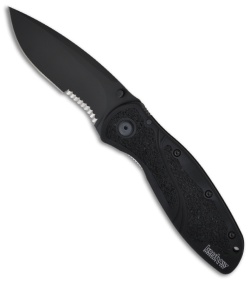 Kershaw Blur Knife Spring Assisted Opening (Black SER) 1670BLKST