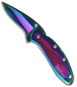 Kershaw Chive Spectrum Spring Assisted Knife (Rainbow PLN) 1600VIB