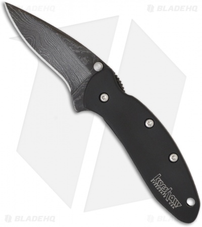 Kershaw Black Chive Spring Assist Knife (Damascus) 1600DAMBK