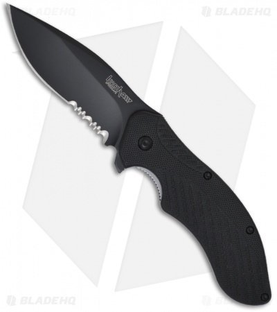 Kershaw Clash Spring Assisted Knife (Black SER) 1605CKTST