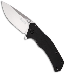 Kershaw Knockout Spring Assisted Knife (3.25" Stonewash Plain) 1870