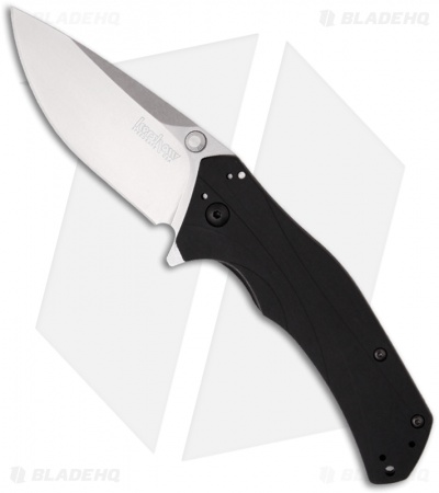 Kershaw Knockout Spring Assisted Knife (3.25" Stonewash Plain) 1870