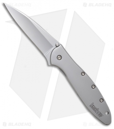 Kershaw Leek Spring Assisted Knife (3" Bead Blast Plain) 1660
