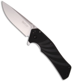 Kershaw Piston 1860 Assisted Opening Knife (3.5" Stonewash Plain)