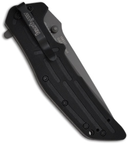 Kershaw RJ I Spring Assisted Knife (3.5" Black Serr) 1985ST
