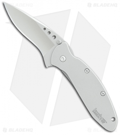 Kershaw Scallion Frame Lock Spring Assisted Knife (Bead Blast PLN) 1620FL