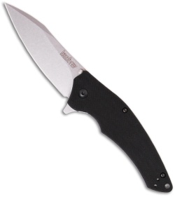 Kershaw Turbulence Spring Assisted Opening Knife (3.25" Stonewash Plain) 1790