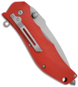 Meyerco Maxx-Q Tactical Assisted Opening Rescue Knife Red G10 (3.13" Serrated)