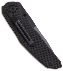 Meyerco Yakuza Knife Tactical Spring Assisted Opening (3.25" Black Serr)