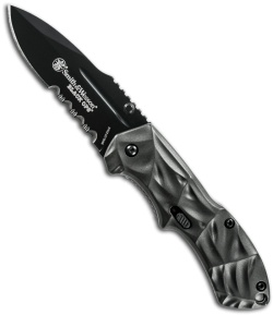 Smith & Wesson Small Black Ops SWBLOP3SMS Drop Point Knife (2.5" Serr)