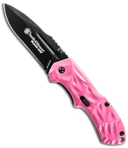 Smith & Wesson Small Black Ops SWBLOP3SMP Drop Point Knife (2.5" Plain)