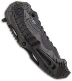 Smith & Wesson SWMP6S Grey MAGIC Spring Assisted Knife (3.4" Black Serr)