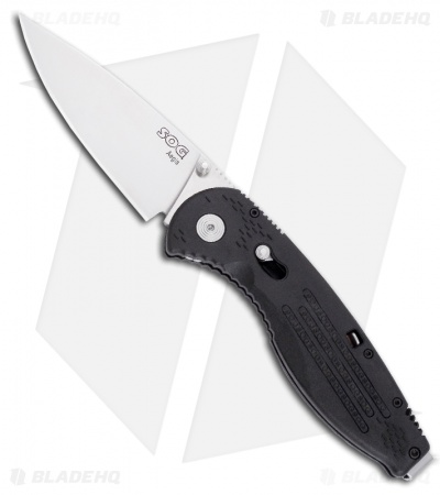 SOG Aegis Knife Spring Assisted Blade (Satin Plain) AE-01