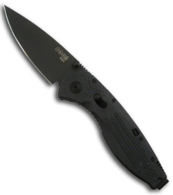 SOG Aegis Knife Spring Assisted Blade (Black PLN) AE-02