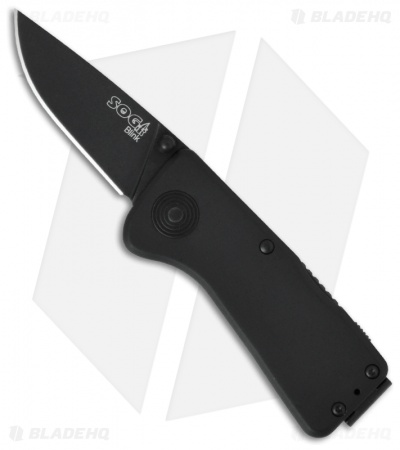 SOG Blink Assisted Opening Knife (2.25" Black Plain) TBBA-99