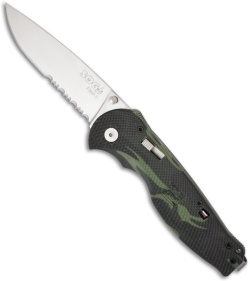 SOG Flash II Spring Assisted Knife Camo Zytel (3.5" Satin Serr) CFSA-98