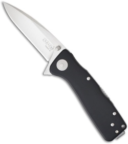 SOG Twitch XL Spring Assisted Knife Black (3.25" Satin Plain) TWI-22