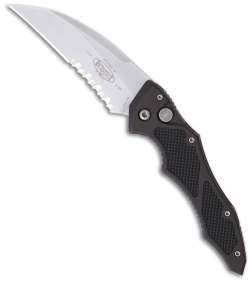 Rare Microtech Kestrel Automatic Knife (3" Silver Serr) 6/1999