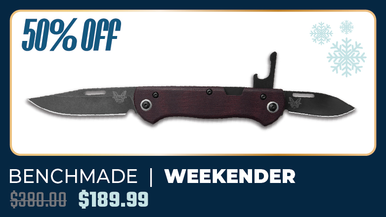Benchmade Weekender Burgundy