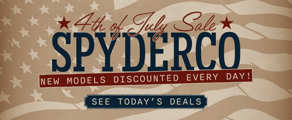 Spyderco 4th of July Sale