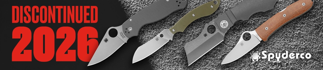Spyderco Discontinued 2026 Knives
