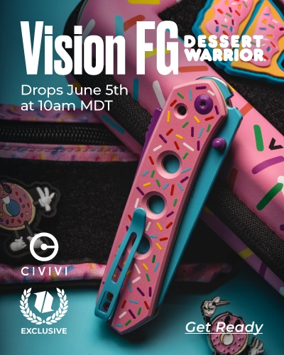 CIVIVI Vision FG Dessert Warrior Coming Soon