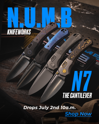 NUMB Knifeworks N7 - The Cantilever Coming Soon