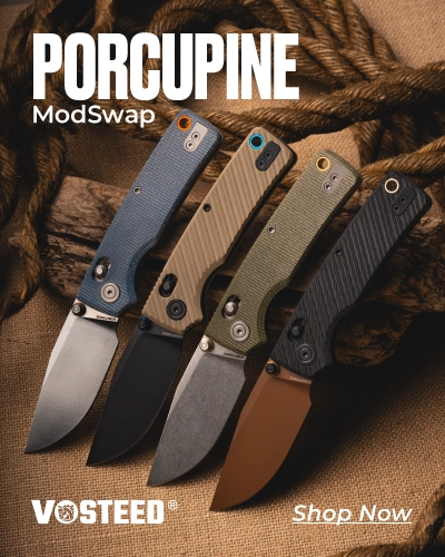 New Vosteed Porcupine ModSwap Knives