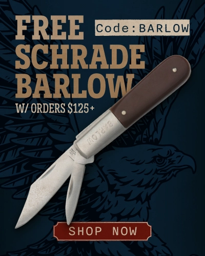 FREE Schrade Barlow W/ Orders $125+