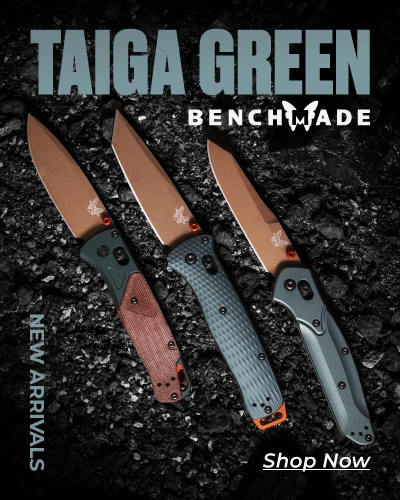 New Benchmade Taiga Green Models