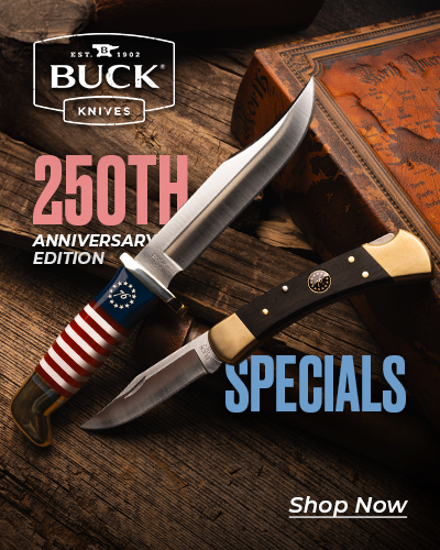 New Buck 250th USA Anniversary Specials! 