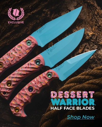 Half Face Blades Dessert Warrior Fixed Blades Just Dropped! 