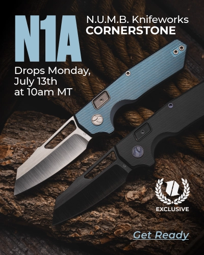 New NUMB Knifeworks N1A - Cornerstone Coming Soon