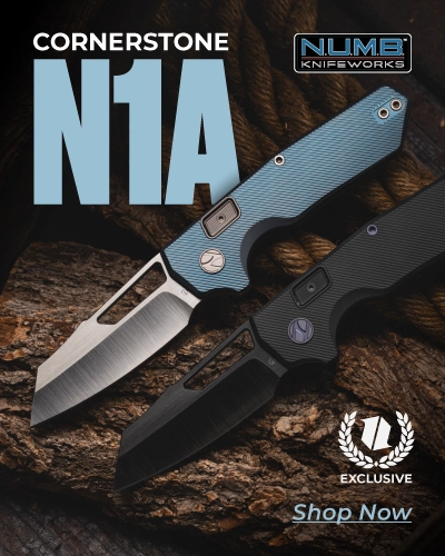N.U.M.B. Knifeworks N1A - BHQ Exclusive New Arrival