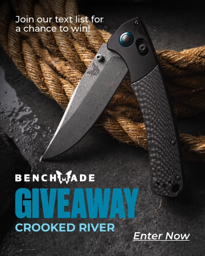 Benchmade Crooked River SMS Giveaway!