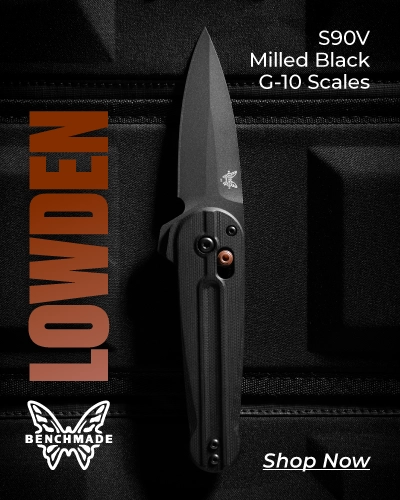Benchmade Lowden S90V Black G-10