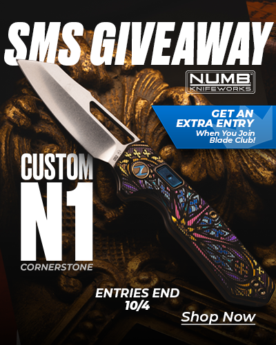 NUMB Knifeworks N1 Cornerstone Giveaway