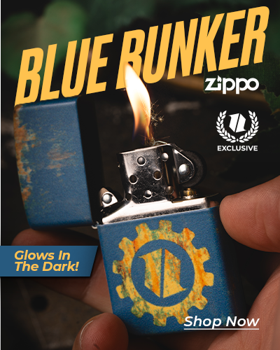 Zippo Blue Bunker Lighter