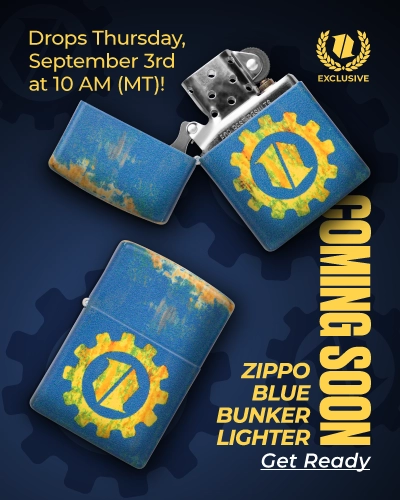Zippo Blue Bunker Lighter Coming Soon