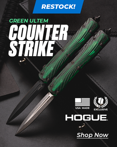 Hogue Counterstrike Green Ultem Blade HQ Exclusive Restocked