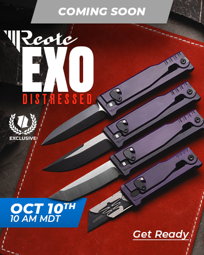 Reate EXO Distressed Purple Blade HQ Exclusive