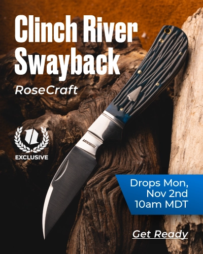 RoseCraft Clinch River Swayback Blade HQ Exclusive Coming Soon