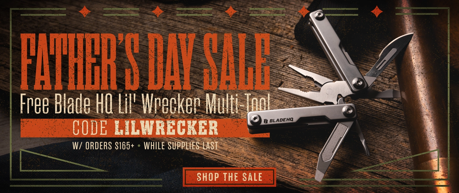 Free Lil' Wrecker Multitool with Purchases $165+