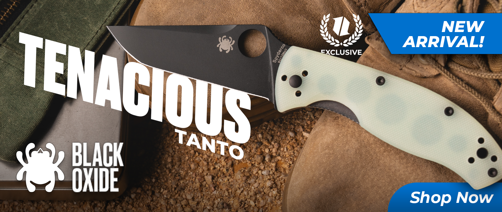 New Spyderco Tenacious Tanto! - Blade HQ Exclusive
