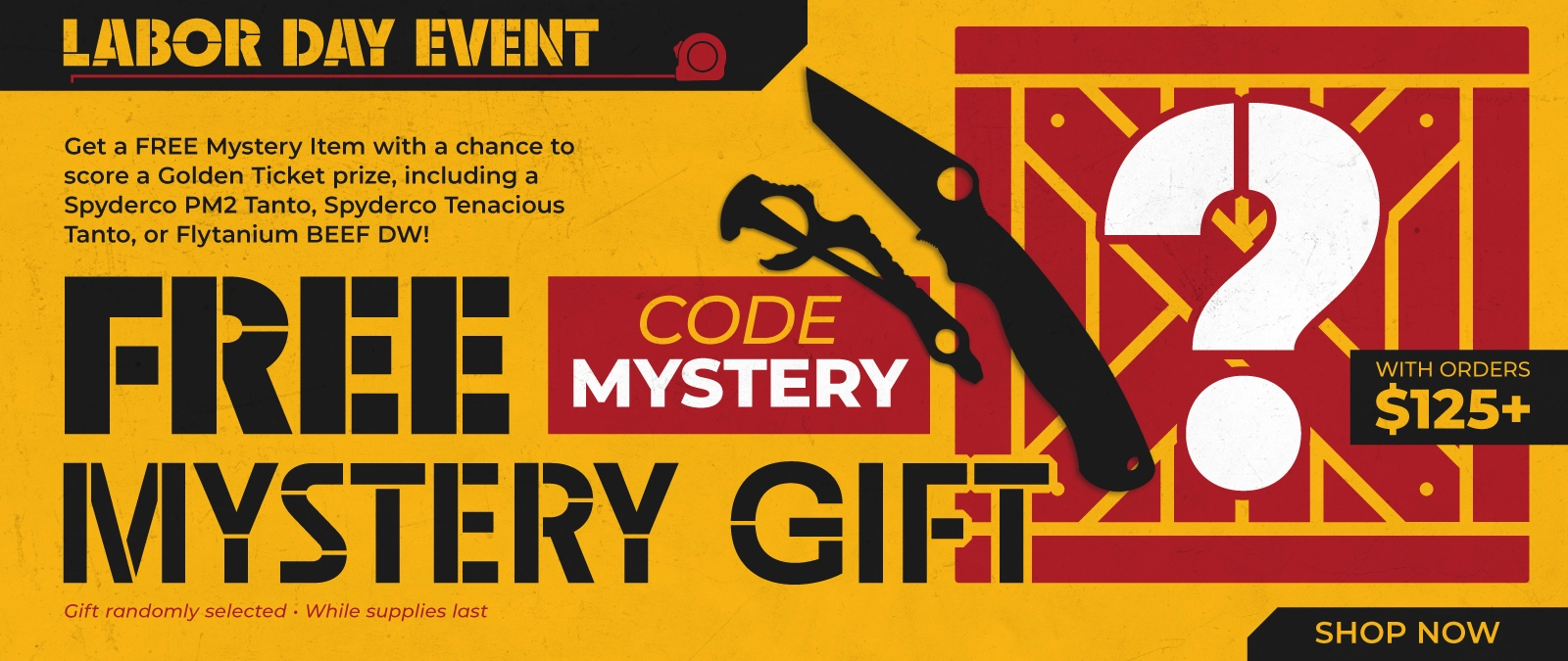 Free Mystery Item with Orders $125+