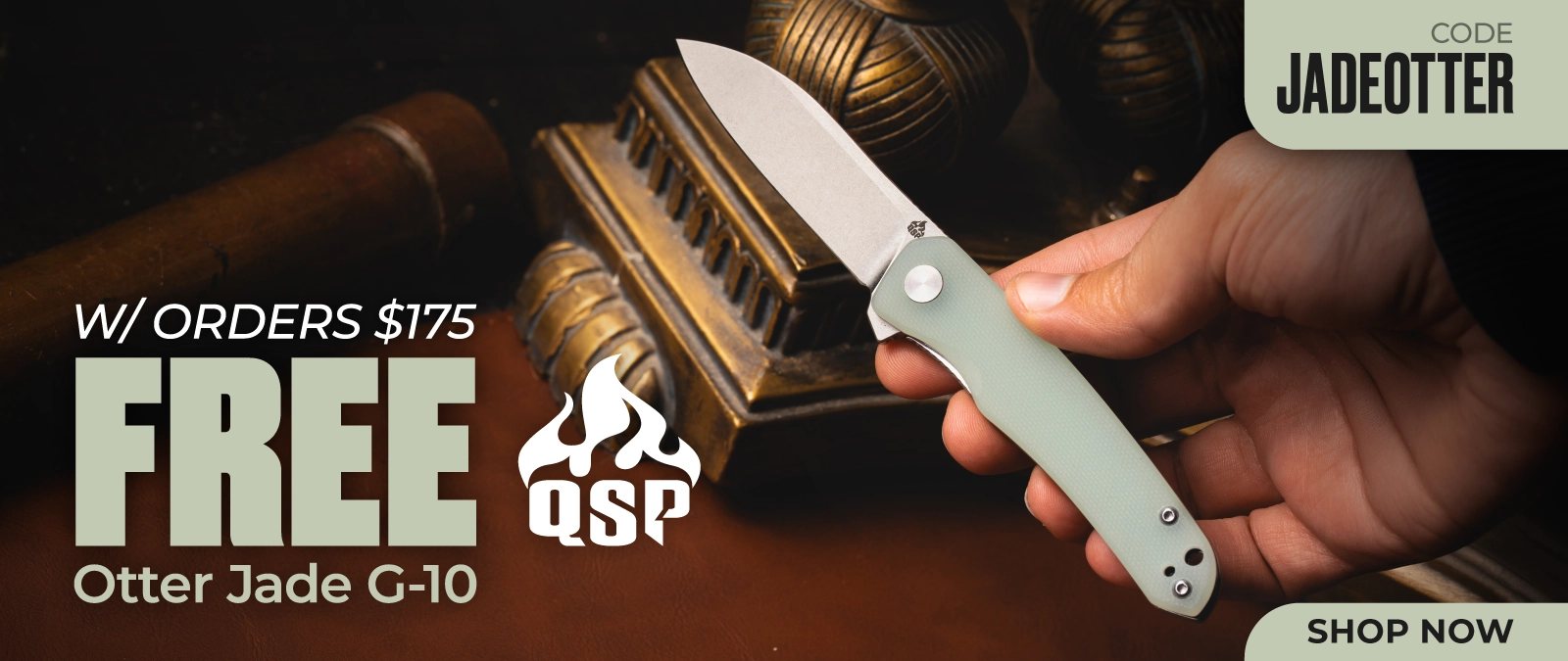 Free QSP Otter w/ Jade G-10