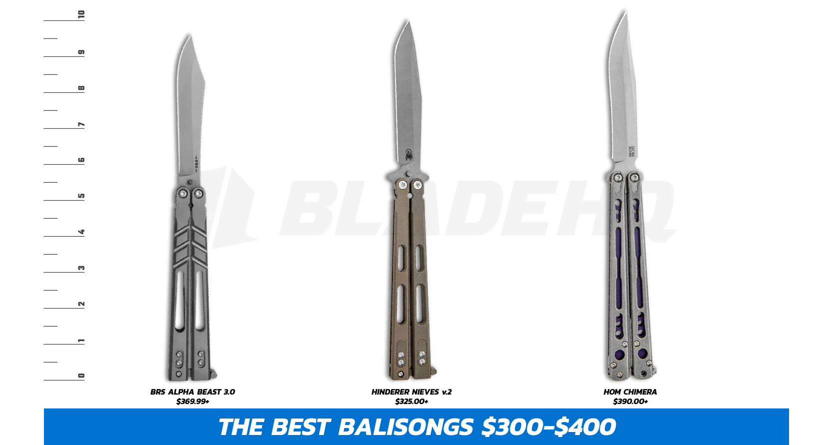 Best Butterfly Knives $300 - $400