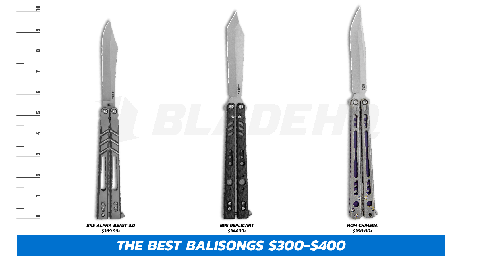 Best Butterfly Knives $300 - $400