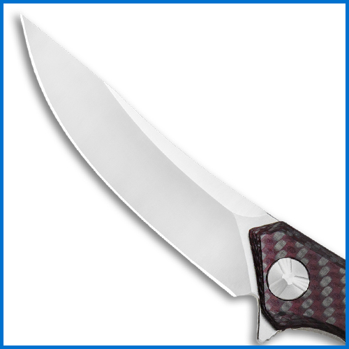 Trailing Point Knife Blade Shape