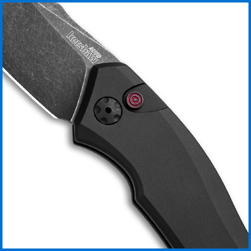 Knife automatic firing button